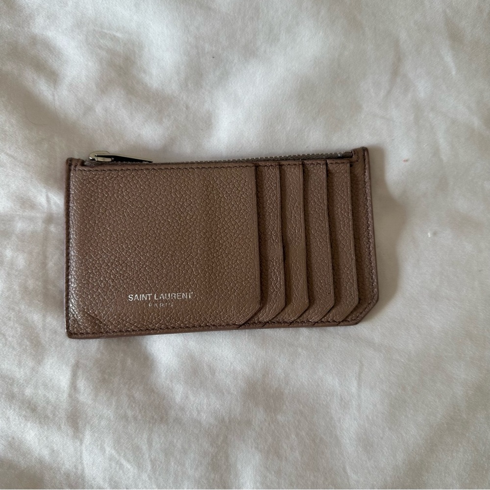 Saint Laurent Fragments Zipped Card Case